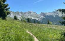self guided tour on the best walking trails in the vercors national park in the alps